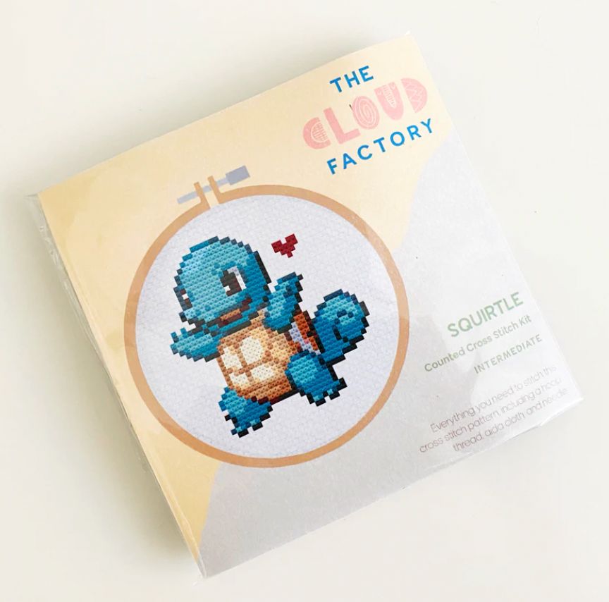 Pikachu - DIY Cross Stitch Kit – TheCloudFactory