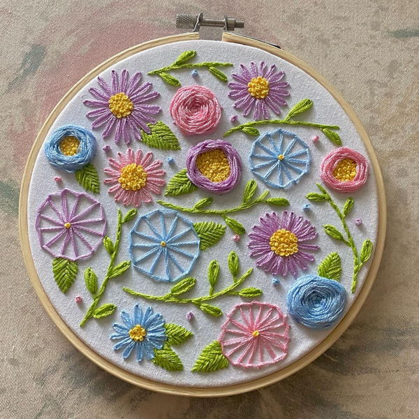 March 16 - Beginner/Intermediate Embroidery (Sliding Scale)