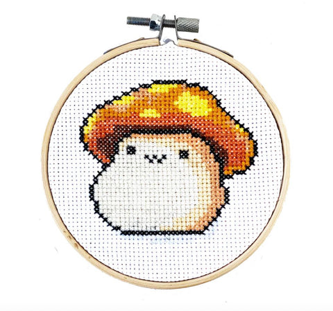 Mushroom DIY Cross Stitch Kit