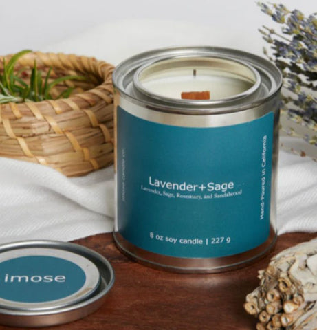 Lavender and Sage Soy Candle