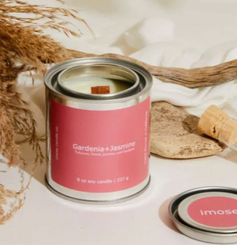 Gardenia and Jasmine Soy Candle