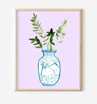 Zodiac Plant Print- Ox ZZ Plant