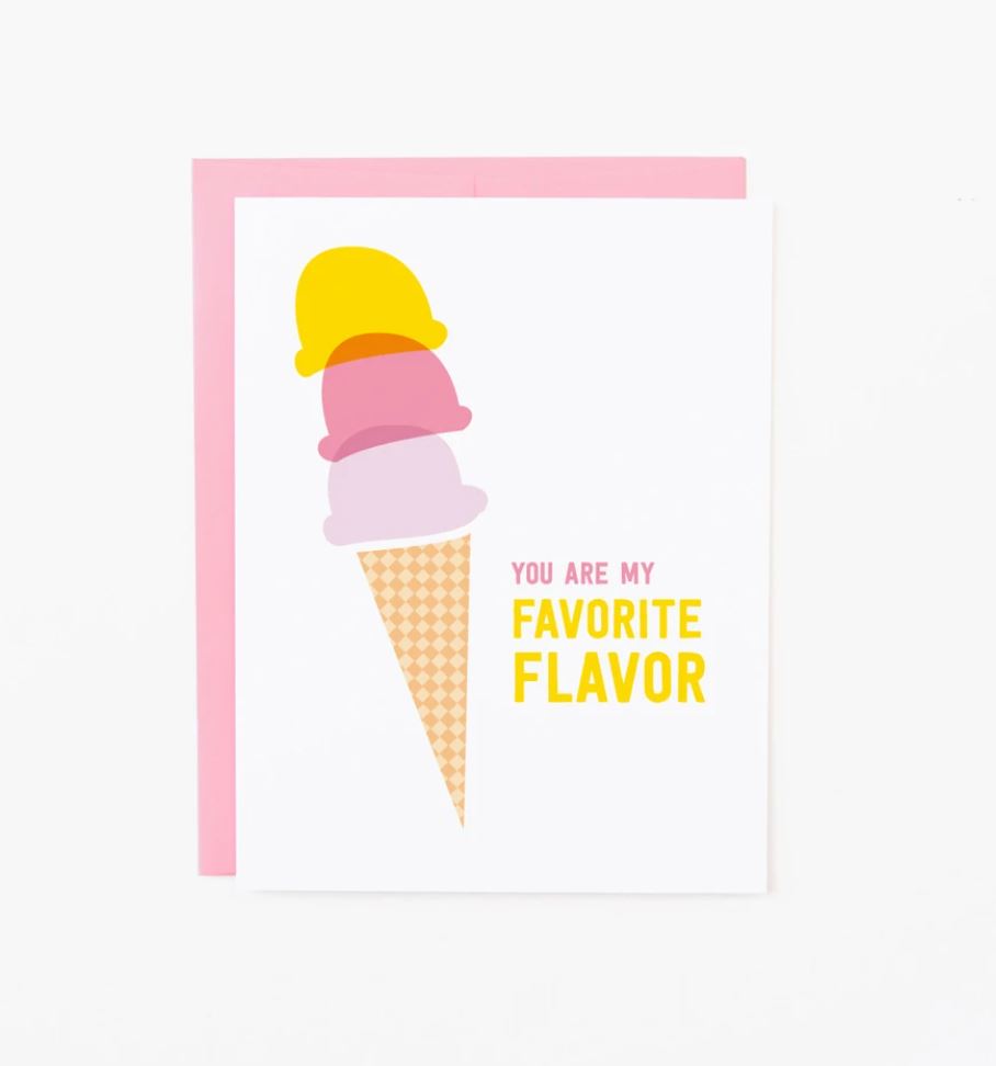 You're My Favorite Flavor Card